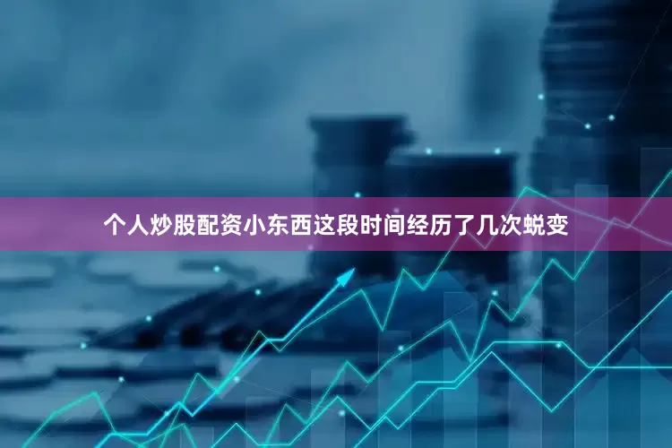 个人炒股配资小东西这段时间经历了几次蜕变